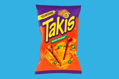 Takis Nacho Explosion Rolled Tortilla Corn Chips (90g)