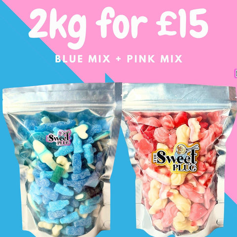 2kg for £15! 1kg Blue Mix + 1kg Pink Mix