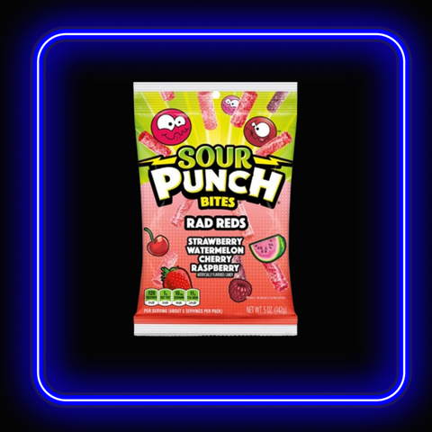 Sour Punch Bites Red