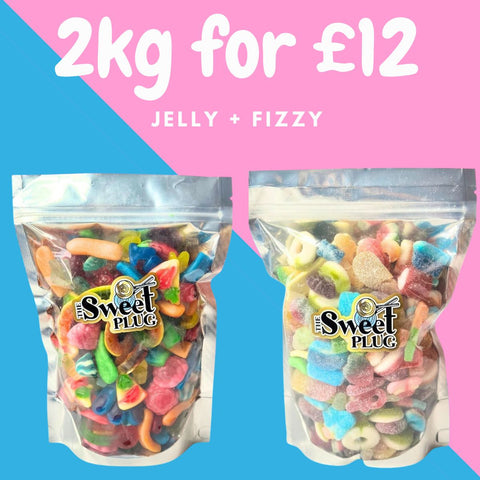 2kg for £12! 1kg Fizzy Mix + 1kg Jelly Mix